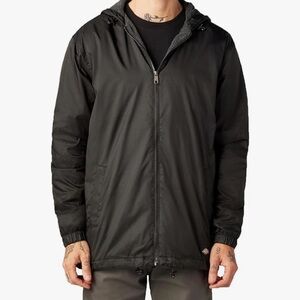 Dickies mens Fleece Lined Hooded Jacket